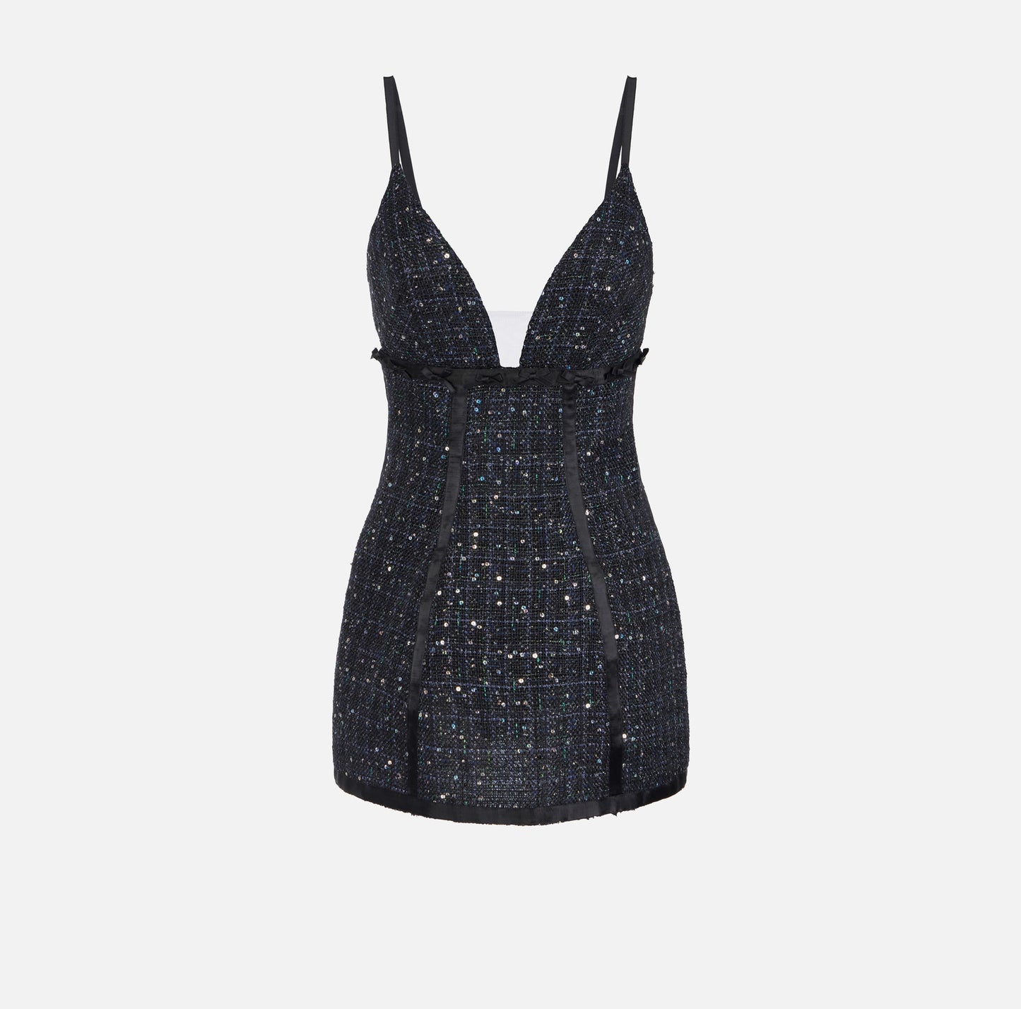 Vestido joya de tweed