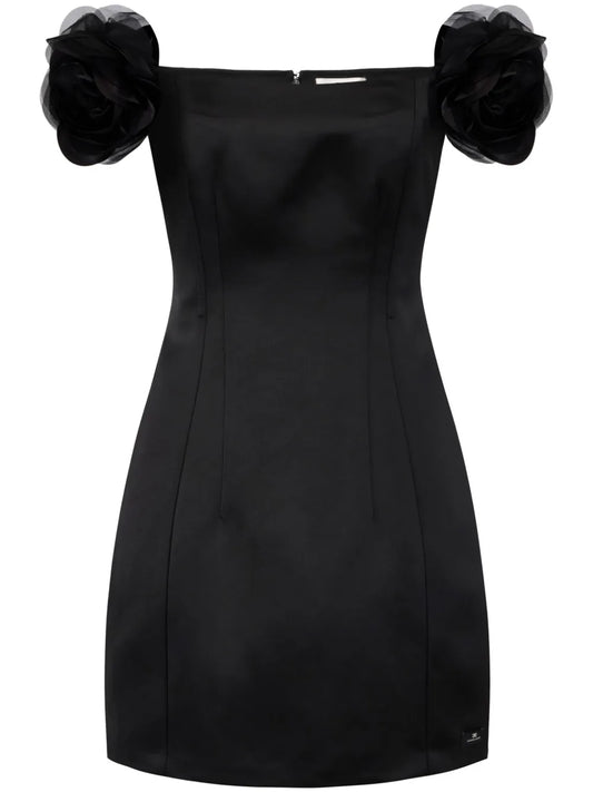 Vestido de satén Elisabetta Franchi